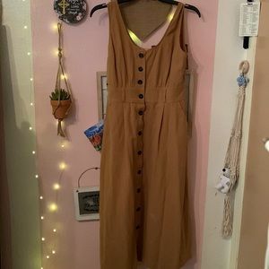 Midi Button Up Dress🌻